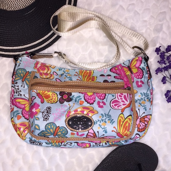 lily bloom butterfly purse